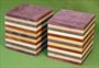 Blank #746 - Two Striped Blanks - Set of 2 ~ 2 1/2 x 2 1/2 x 3 ~ $13.99